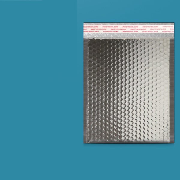 Silver Aluminized Bubble Bag Clothing Packaging Shockproof