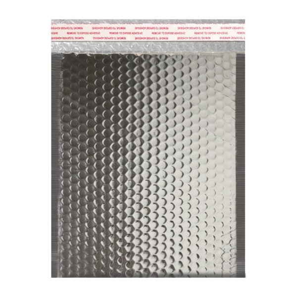 Silver Aluminized Bubble Bag Clothing Packaging Shockproof