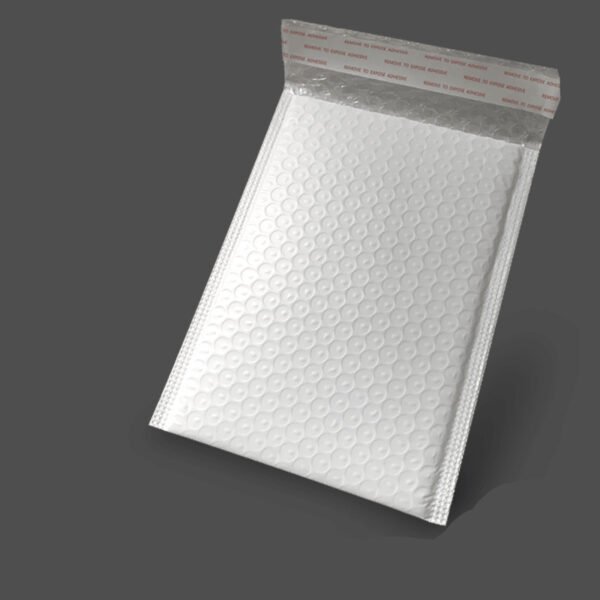 White Pearlescent Film Bubble Bag, Clothing Packaging, Thickened Express Bag